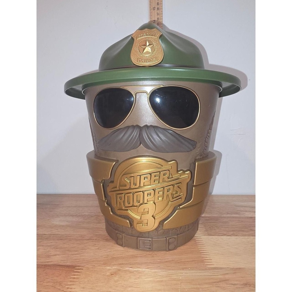 Super Troopers 3 Prop Collectible Popcorn Bucket Hat Mug